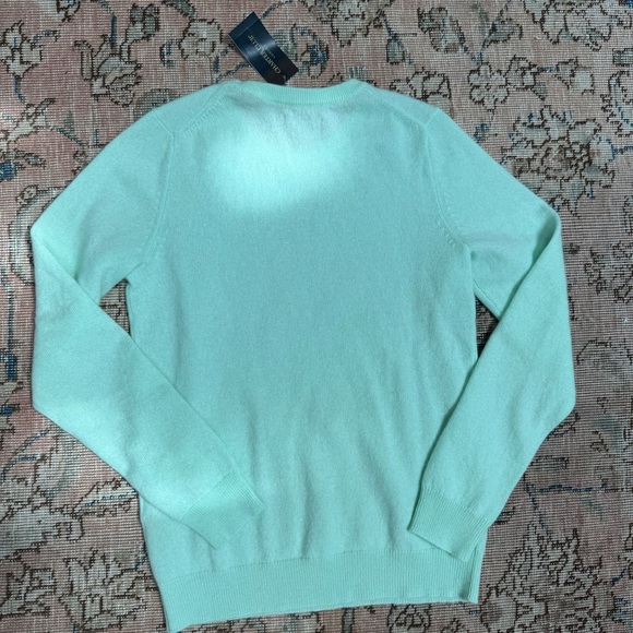 Charter Club Light Green Cashmere Sweater - Picture 4 of 4